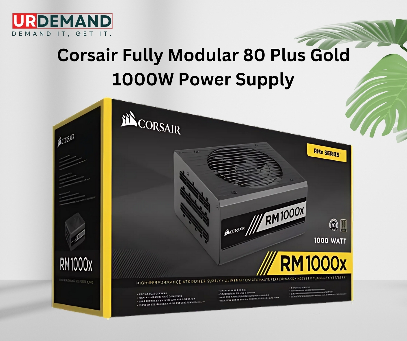 1 Corsair RM1000x 80 Plus Gold | 1000W Fully Modular Power Supply - Image 1
